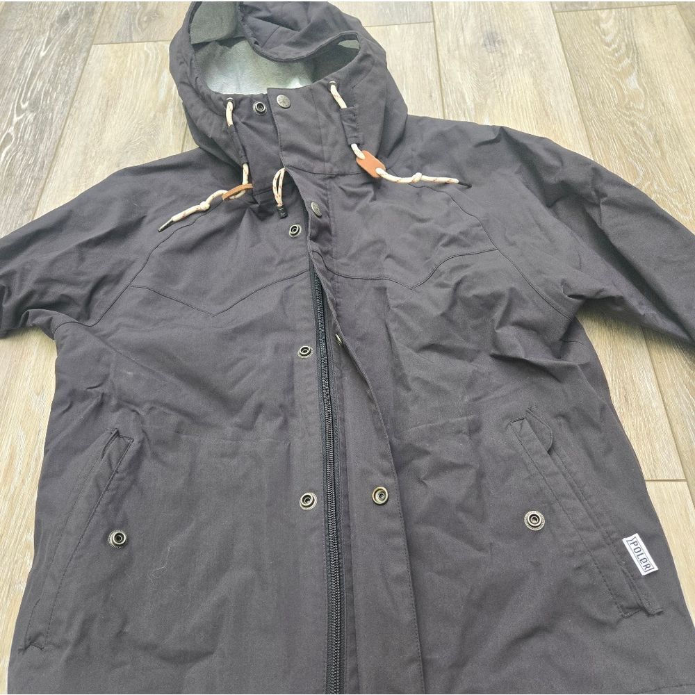 Poler Women's 2.5L BIRCH JACKET Camp Vibes Dark Gray Size Med fall - Picture 8 of 13